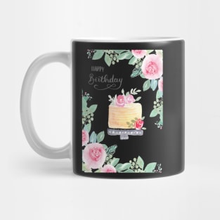 Watercolor Birthday Card | Greeting Cards Mug